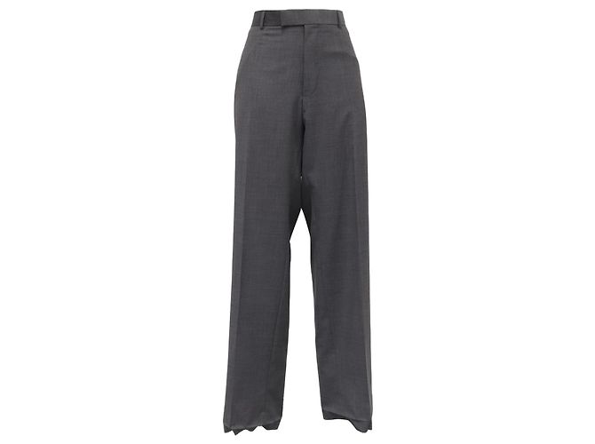 Hugo Boss Hose aus grauer Wolle