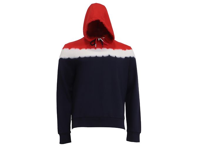 Felpa con cappuccio Moncler Tie-Dye in cotone multicolore