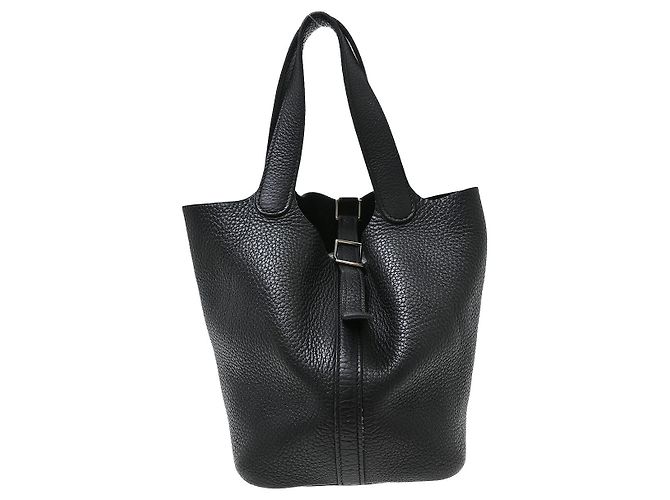 Hermès Hermes Picotin Clémence PM Noir