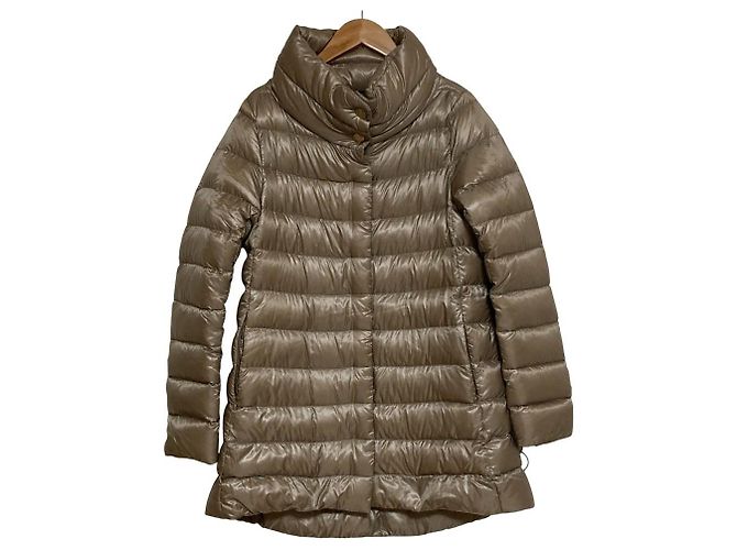 Autre Marque Herno Down Coat Brown Beige