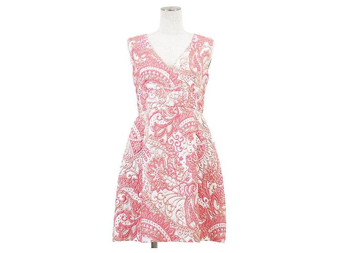 Dolce & Gabbana Dolce&Gabbana Kleid aus Metallic-Jacquard Pink