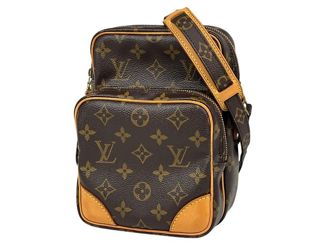 Bolso de hombro Louis Vuitton Amazon Castaño
