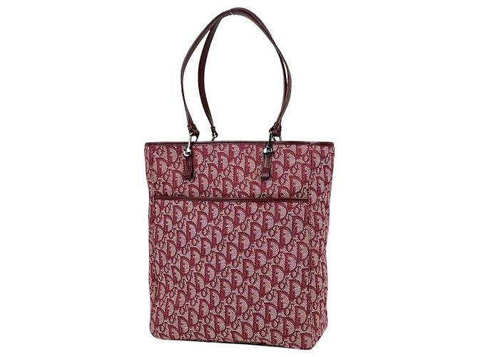 Sac cabas Christian Dior Trotter Bordeaux