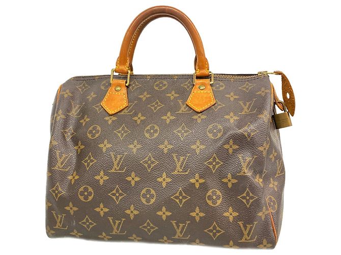 Bolsa Louis Vuitton Monogram Speedy 30 Marrom