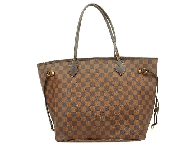 Borsa Tote Louis Vuitton Damier Neverfull MM Damier ebene
