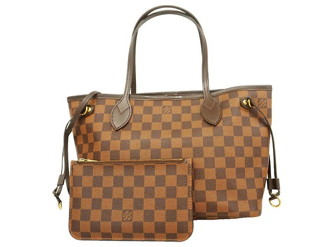 Saco Tote Louis Vuitton Damier Neverfull PM Damier ebene
