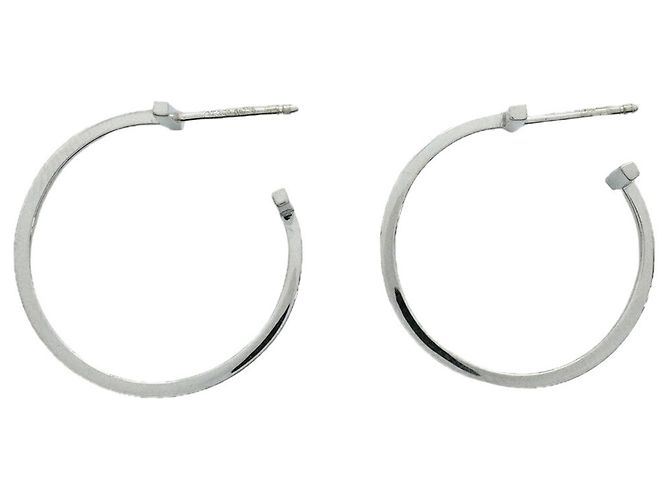 Tiffany T Pendientes Tiffany & Co. T-Wire en oro blanco de 18K