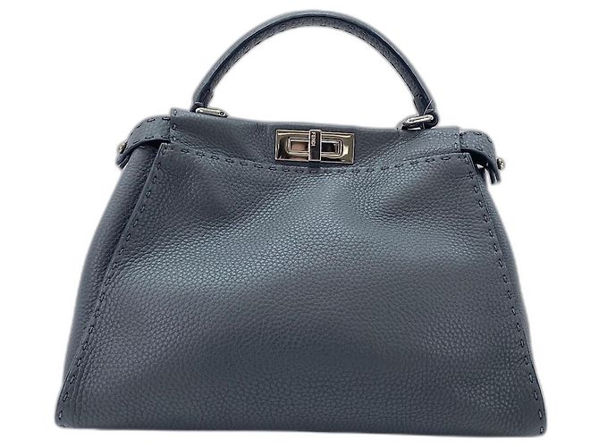 Borsa a mano e a tracolla FENDI Peekaboo Marrone