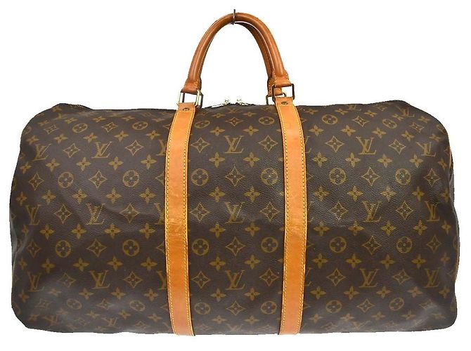Louis Vuitton Keepall Monogram 55 Marrom