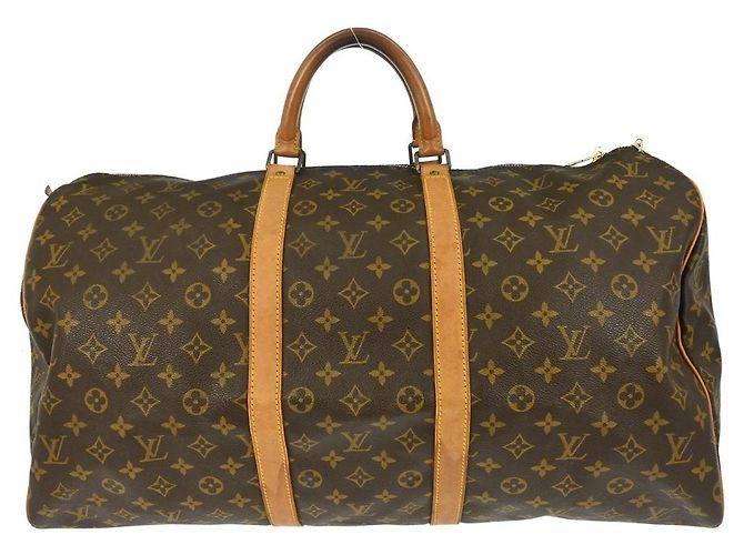 Louis Vuitton Keepall Monogram 55 Marrom