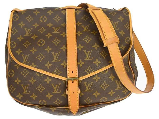 Louis Vuitton Saumur Monogram 35 Marron