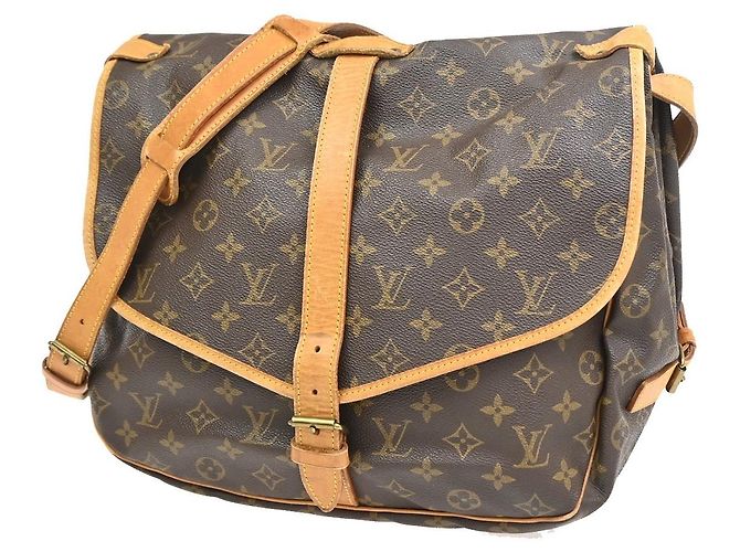 Louis Vuitton Saumur Monogram 35 Marron