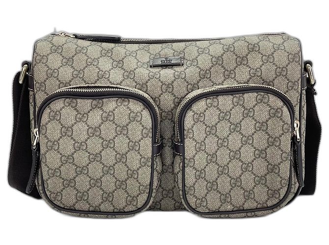 Borsa a tracolla Gucci GG Plus in Beige