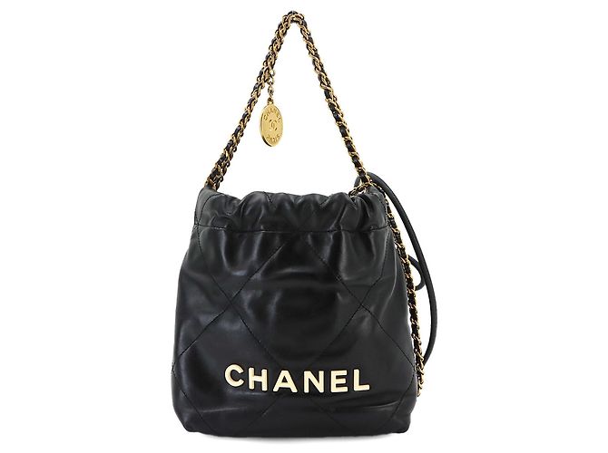 Sac à main 2-Way Chain Chanel 22 Mini Noir