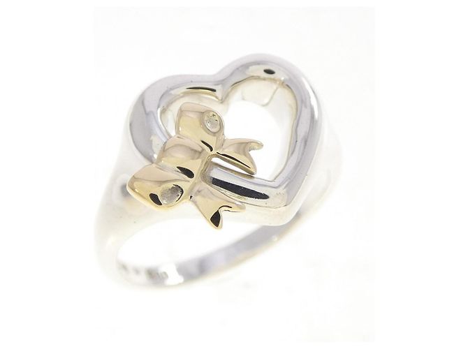 Anello a Fascia Tiffany & Co. 925 e Oro Giallo 18K