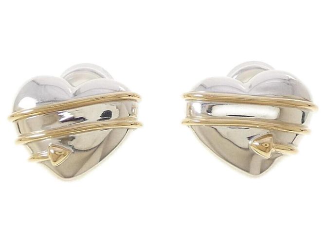 Pendientes de botón Tiffany & Co. 925 750YG