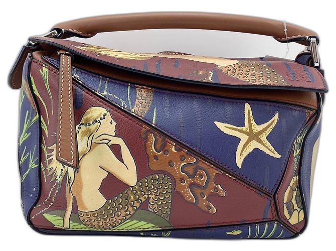 Borsa a Tracolla LOEWE Puzzle Bag Marrone