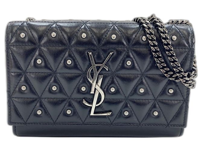Borsa a tracolla nera Yves Saint Laurent Nero