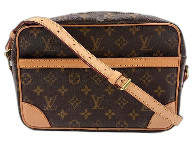 Borsa a tracolla Louis Vuitton Trocadero PM Marrone