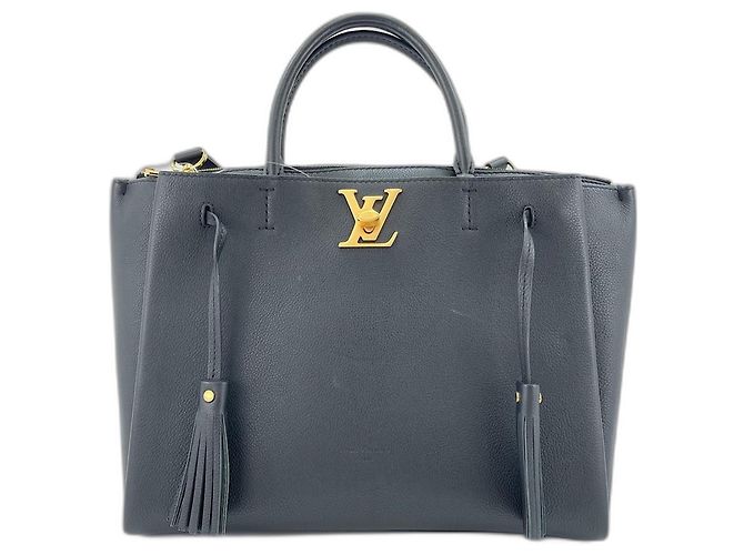 Louis Vuitton Lockmeet Tote Bag, Schwarz