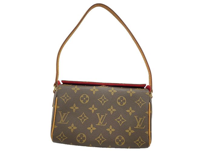 Borsa a mano Louis Vuitton Monogram Recital Marrone