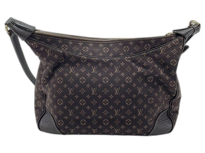 Borsa a tracolla Louis Vuitton Monogram Mini Lin Marrone