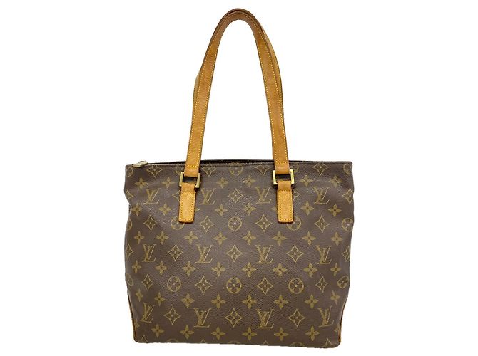 Saco Cabas Piano Monogram Louis Vuitton Marrom