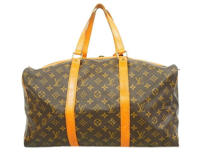 Borsa Louis Vuitton Boston Monogram Saxpool 45 Brown Marrone