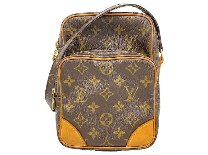 Borsa a tracolla Louis Vuitton Monogram Amazon Marrone