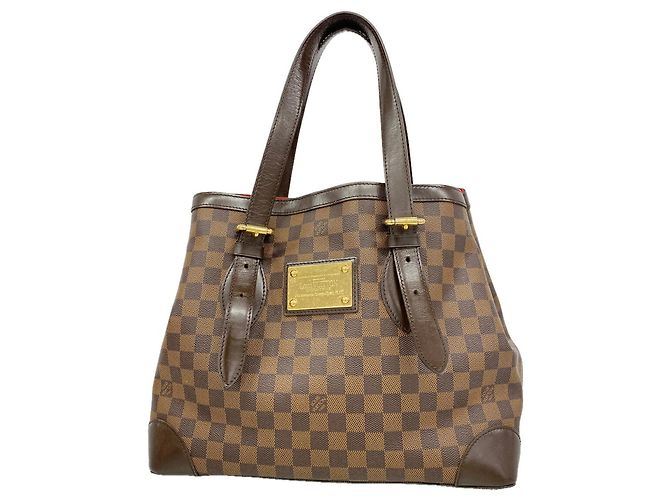 Louis Vuitton Damier Hampstead MM Tote Bag Damier ebene