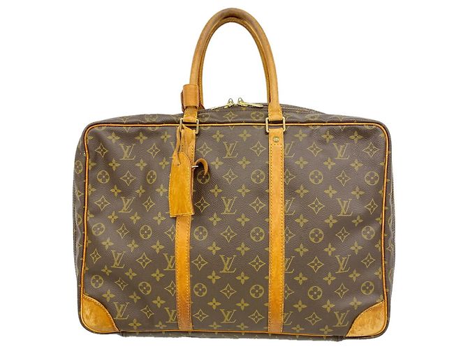 Borsa Louis Vuitton Boston Monogram Sirius 45 Marrone