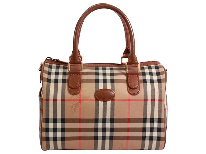 Borsa Mini Boston Burberry Marrone