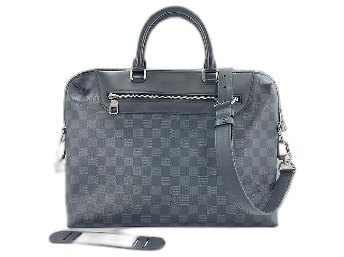 Borsa Louis Vuitton Porte-Documents Jour NM Nero