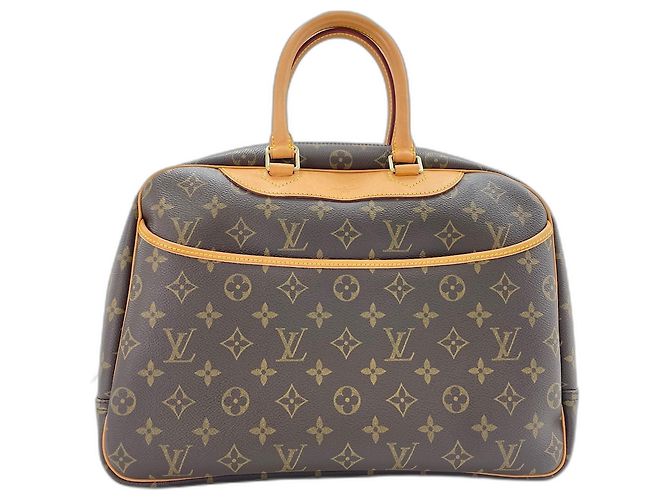 Borsa a mano Louis Vuitton Deauville Marrone