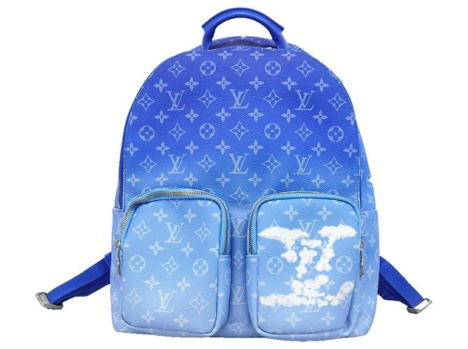 Zaino Louis Vuitton Monogram Clouds Blu