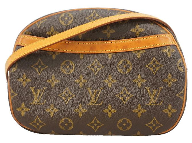 Borsa a tracolla Louis Vuitton Monogram Blois M51221 Marrone