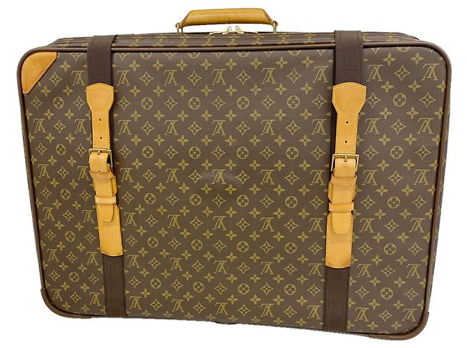 Borsa Louis Vuitton Boston Monogram Satellite 70 Marrone
