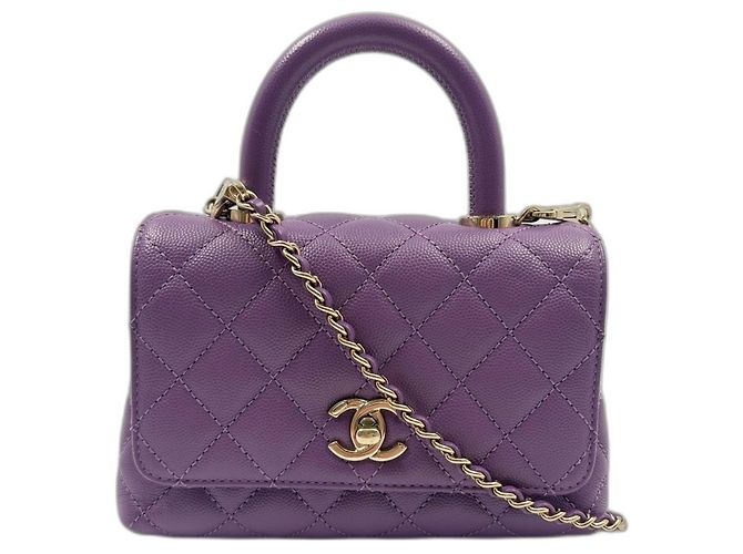 Sac à main Chanel Matelassé Purple