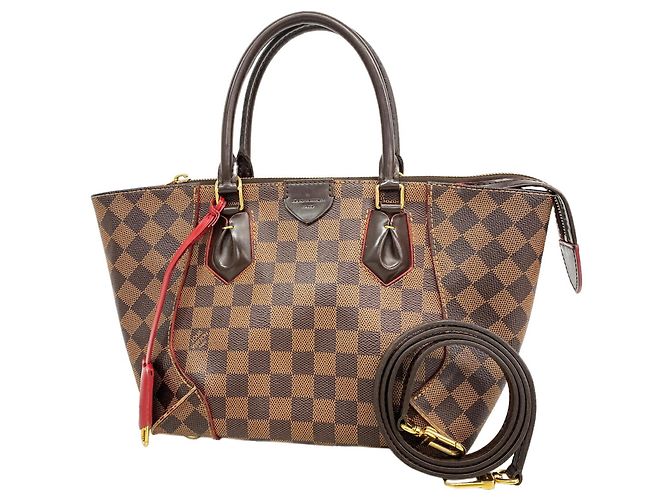 Bolso Louis Vuitton Damier Caissa Tote PM Fucsia Damier ebene