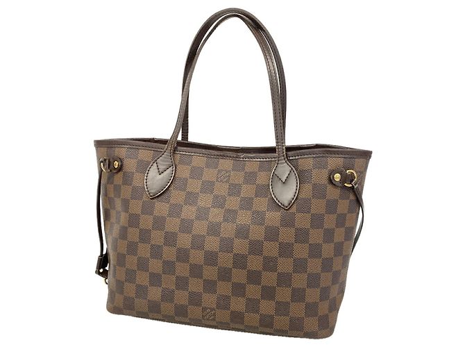 Louis Vuitton Damier Neverfull PM Tote Bag Damier ebene