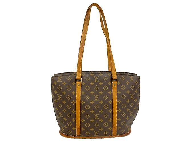 Borsa Tote Louis Vuitton Monogram Babylon Marrone