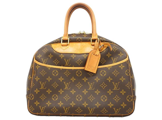 Borsa Louis Vuitton Monogram Deauville Marrone