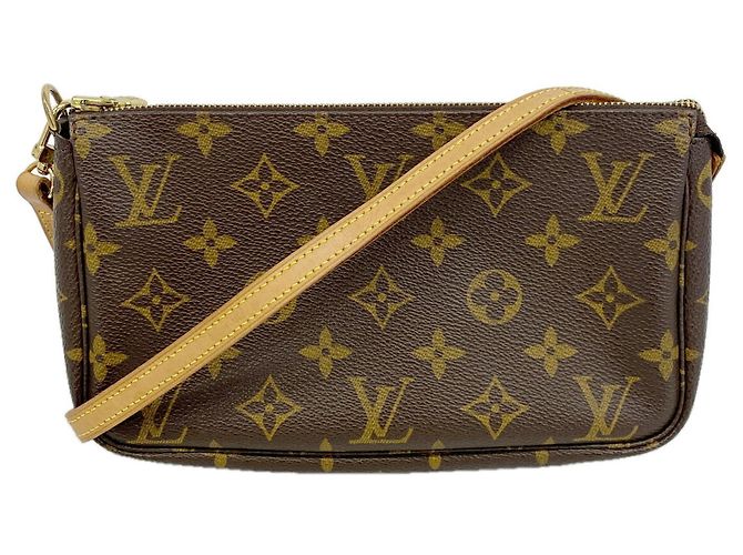 Louis Vuitton Monogram Pochette Accessoires Tasche Braun