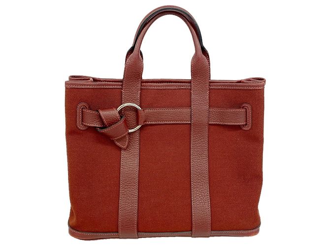 Hermès Hermes Petite Ceinture Tote Bag Rot