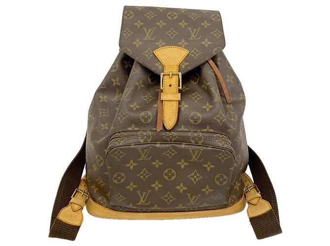 Louis Vuitton Monogram Montsouris GM Rucksack Braun