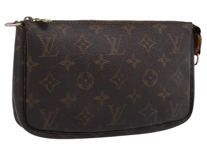 LOUIS VUITTON Monogram Pochette Accessoires Pouch M51980 LV Auth 197792 Monogramma