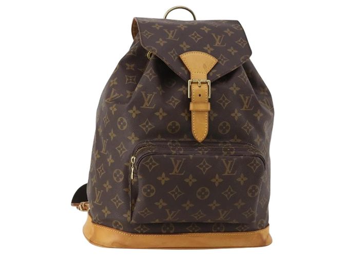 LOUIS VUITTON Monogram Montsouris GM Backpack M51135 LV Auth 197003A