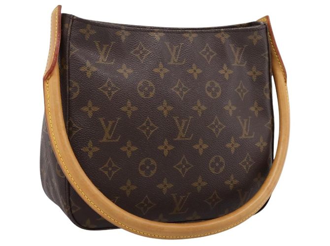 LOUIS VUITTON Bolsa de Ombro Monogram Looping MM M51146 LV Auth 197731V Monograma