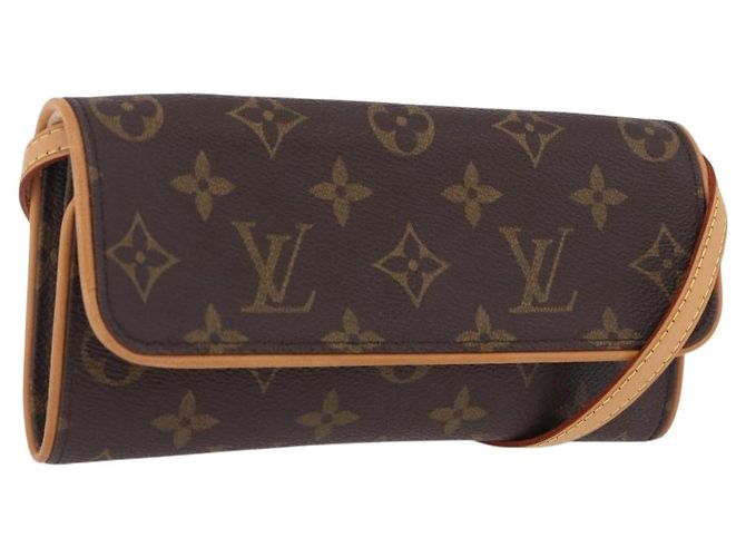 LOUIS VUITTON Monogram Pochette Twin PM Shoulder Bag M51854 LV Auth am12281V Monograma