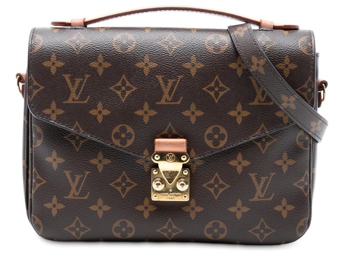 Borsa Louis Vuitton Monogram Pochette Metis Marrone